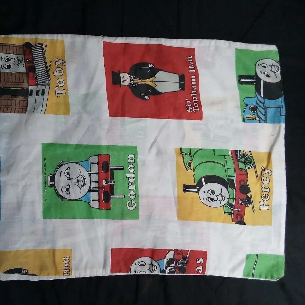 Vintage Thomas Tank Engine Pillow Case